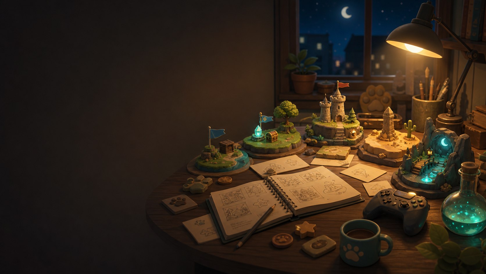 smix key art showing playful pets and a game-inspired world.